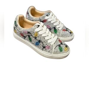 Betsey Johnson Girl's Sidny Multi Lights Sneakers Size 3M